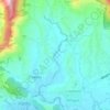 ghatte Khola地形图、海拔、地势
