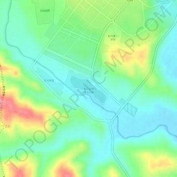 耿马勐相湿地公园地形图、海拔、地势