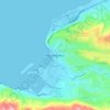 Montego Bay地形图、海拔、地势