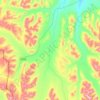 河流地形图、海拔、地势