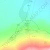 若羌河地形图、海拔、地势