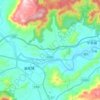 木兰溪地形图、海拔、地势