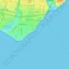 Pleasure Point地形图、海拔、地势
