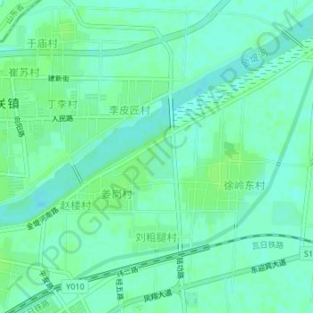 河南台前金水国家湿地公园地形图、海拔、地势