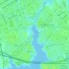 Broad Creek地形图、海拔、地势