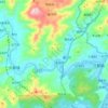 霍童溪地形图、海拔、地势
