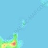 Coconut Island地形图、海拔、地势