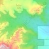 Bryce Canyon地形图、海拔、地势