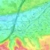 頭重溪公園地形图、海拔、地势