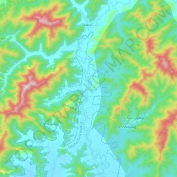 Iril River地形图、海拔、地势