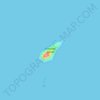 Kermadec Island地形图、海拔、地势