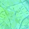 北洋园地形图、海拔、地势