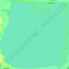 涨渡湖地形图、海拔、地势