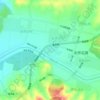 太师屯世纪体育公园地形图、海拔、地势