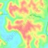 Arrowhead Lake地形图、海拔、地势
