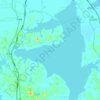 保安湖地形图、海拔、地势