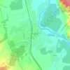 Балезино地形图、海拔、地势