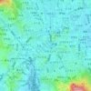 덕수궁地形图、海拔、地势
