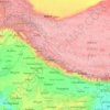 喜马拉雅山脉地形图、海拔、地势
