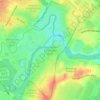 McKinney Falls State Park地形图、海拔、地势