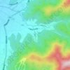 硯川地形图、海拔、地势