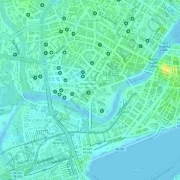 IMIP地形图、海拔、地势