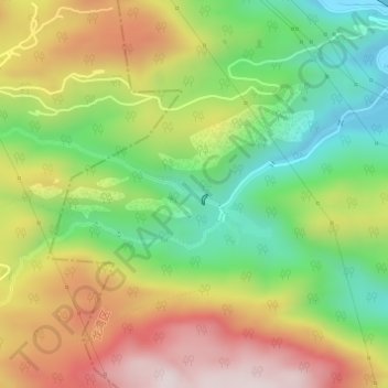 瑶溪水库地形图、海拔、地势