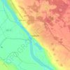 切尔拉克地形图、海拔、地势