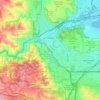 Golden地形图、海拔、地势