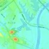 状元湖地形图、海拔、地势