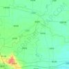 沙河地形图、海拔、地势
