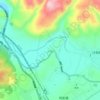 鸡河地形图、海拔、地势