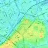 文化公园地形图、海拔、地势