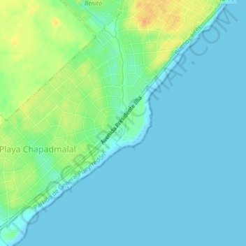 CHAPADMALAL地形图、海拔、地势