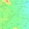 黑河地形图、海拔、地势