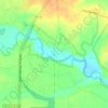 Medina River Natural Area地形图、海拔、地势