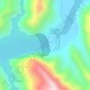 阿尔塔什水利枢纽工程地形图、海拔、地势