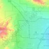 Las Vegas地形图、海拔、地势
