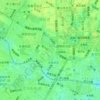君平园地形图、海拔、地势