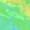 Сюрья地形图、海拔、地势