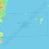远东海洋自然保护区地形图、海拔、地势