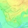 Termiz地形图、海拔、地势