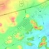 娄家湖地形图、海拔、地势