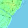 观海园地形图、海拔、地势