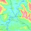 赤水河地形图、海拔、地势