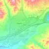 Angren地形图、海拔、地势