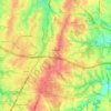 Reston地形图、海拔、地势