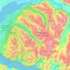 Chugach State Park地形图、海拔、地势