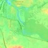 Ribera del Duero地形图、海拔、地势