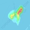 象岛地形图、海拔、地势